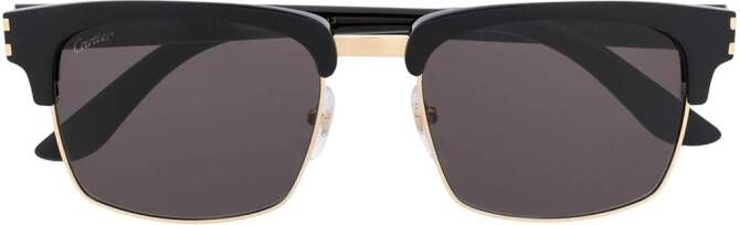 Cartier Eyewear C Décor CT0132S zonnebril Zwart