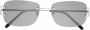 Cartier Eyewear C Décor zonnebril met rechthoekig montuur Zwart - Thumbnail 1