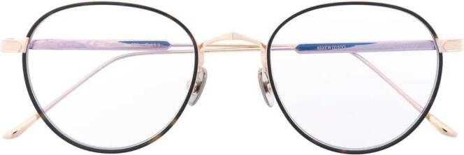 Cartier Eyewear CT0250S zonnebril met rond montuur Goud