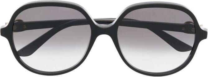Cartier Eyewear CT0350S zonnebril met oversized montuur Zwart
