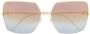 Cartier Eyewear Zonnebril met oversized montuur Goud - Thumbnail 1