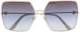 Cartier Eyewear Zonnebril met oversized montuur Goud - Thumbnail 1