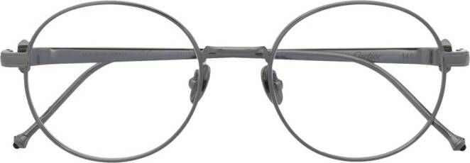 Cartier Eyewear Pasha zonnebril met rond montuur Zilver