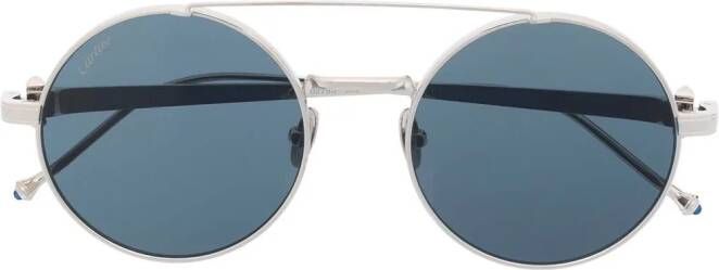 Cartier Eyewear Pasha zonnebril met rond montuur Zilver