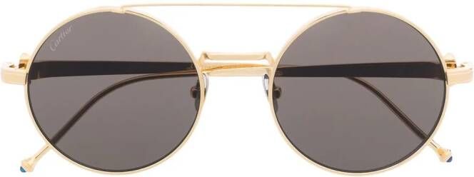 Cartier Eyewear Pasha zonnebril met rond montuur Zwart