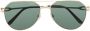 Cartier Eyewear Zonnebril met piloten montuur Goud - Thumbnail 1