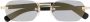Cartier Eyewear Zonnebril met geometrisch montuur Goud - Thumbnail 1
