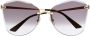 Cartier Eyewear Zonnebril met oversized montuur Goud - Thumbnail 1