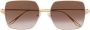 Cartier Eyewear Zonnebril met oversized montuur Goud - Thumbnail 1