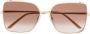 Cartier Eyewear Zonnebril met panterpatroon Goud - Thumbnail 1
