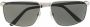 Cartier Eyewear Zonnebril met rechthoekig montuur Zilver - Thumbnail 1