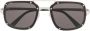 Cartier Eyewear Zonnebril met vierkant montuur Zilver - Thumbnail 1