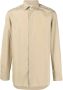Caruso Katoenen overhemd Beige - Thumbnail 1