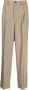 Caruso Pantalon met geplooid detail Bruin - Thumbnail 1