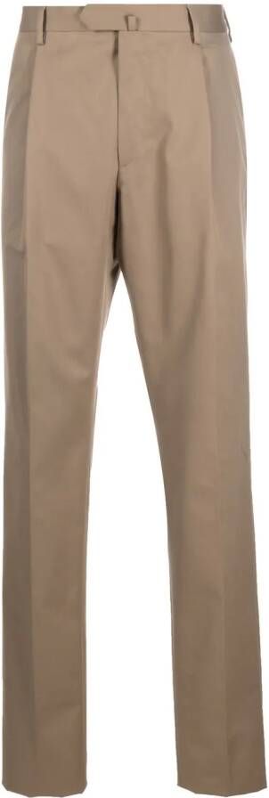 Caruso Straight broek Bruin