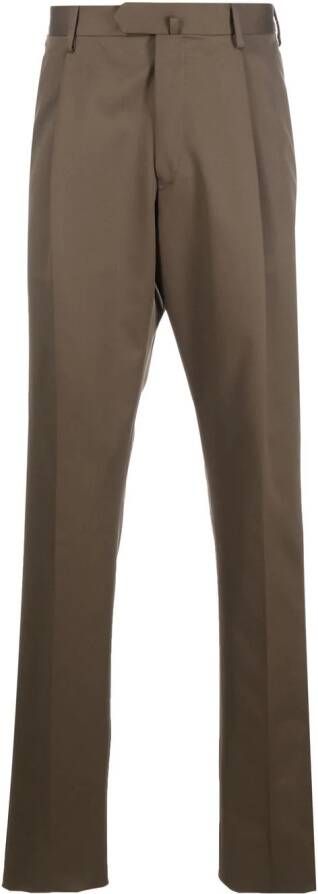 Caruso Straight broek Groen