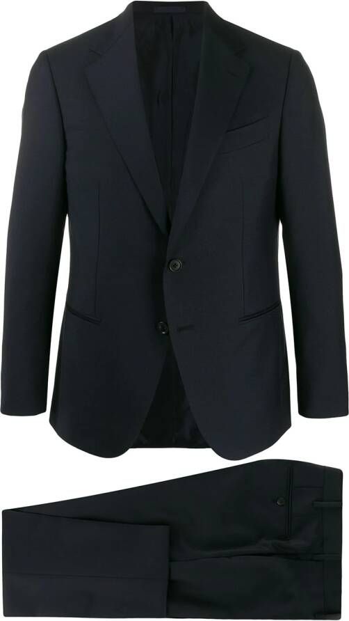 Caruso Tweedelig pak Blauw