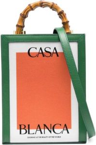 Casablanca Casa shopper met logoprint Wit