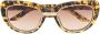 Casablanca Zonnebril met cat-eye montuur Geel - Thumbnail 1