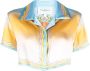 Casablanca Cropped blouse Oranje - Thumbnail 1