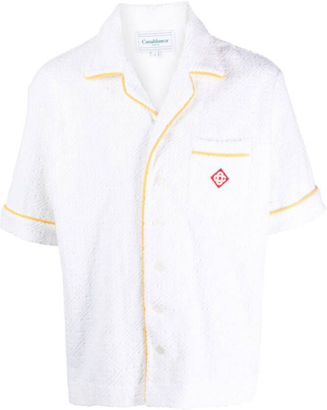 Casablanca Overhemd met logo Wit