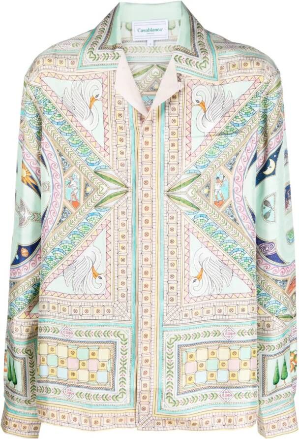 Casablanca Zijden blouse Beige