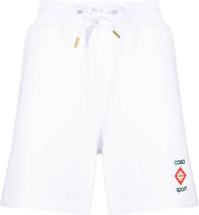 Casablanca Shorts van biologisch katoen Wit