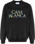 Casablanca Sweater met logopatch Zwart - Thumbnail 1