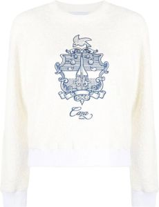 Casablanca Sweater met logoprint Beige