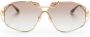 Casablanca Zonnebril met oversized montuur Goud - Thumbnail 1