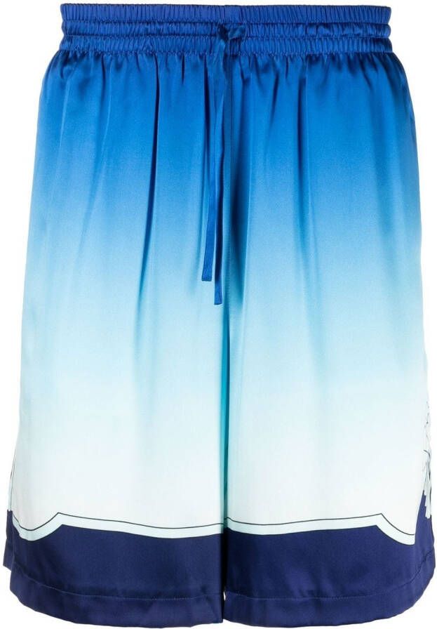 Casablanca Zijden broek Blauw
