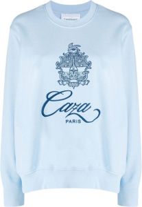 Casablanca Sweater met borduurwerk Blauw