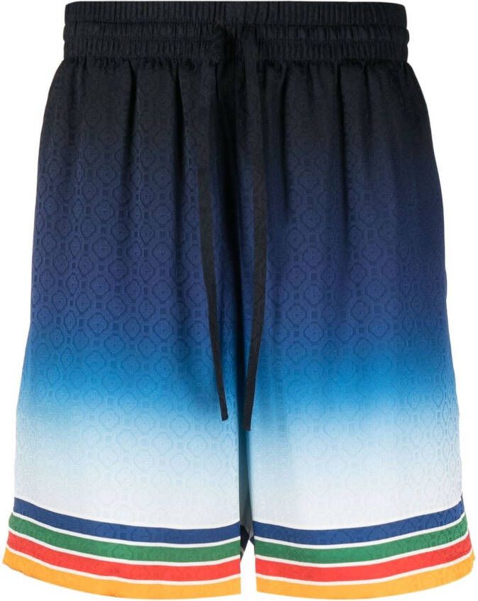 Casablanca Zijden shorts Blauw