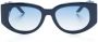 Casablanca Zonnebril met rond montuur Blauw - Thumbnail 1