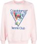 Casablanca Sweater met logoprint Roze - Thumbnail 1