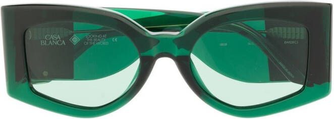 Casablanca The Magazine zonnebril met oversized montuur Zwart