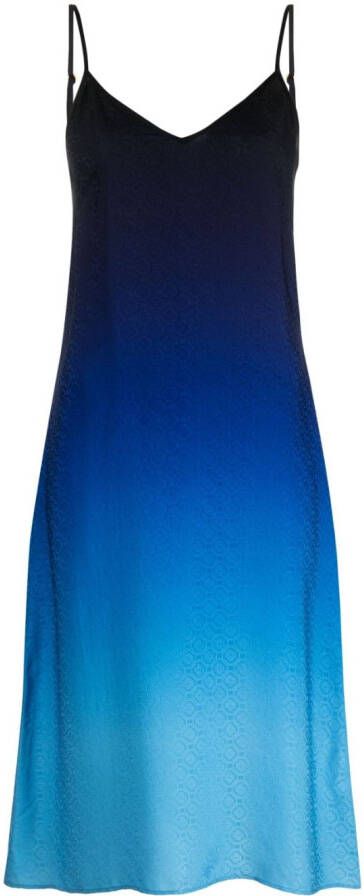Casablanca Zijden jurk Blauw