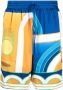 Casablanca Zijden shorts Blauw - Thumbnail 1