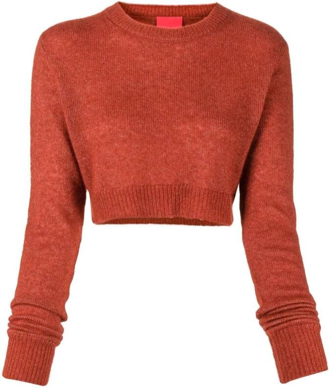 Cashmere In Love Cropped trui Rood
