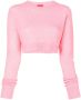 Cashmere In Love Cropped trui Roze - Thumbnail 1