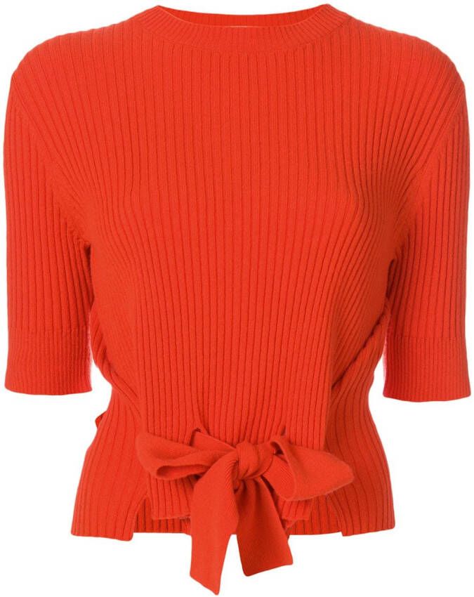 Cashmere In Love Dee cropped sweater Geel