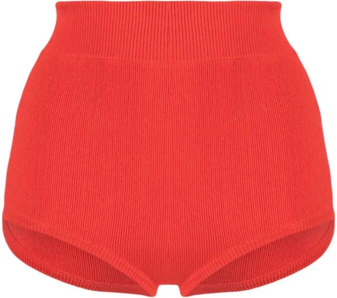 Cashmere In Love Gali fijngebreide shorts Rood