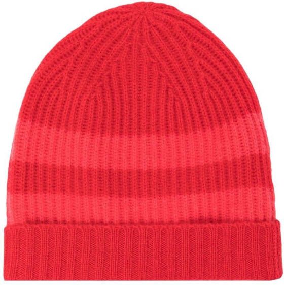 Cashmere in Love Kids Gestreepte muts Rood