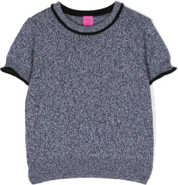 Cashmere in Love Kids T-shirt van katoenmix Blauw