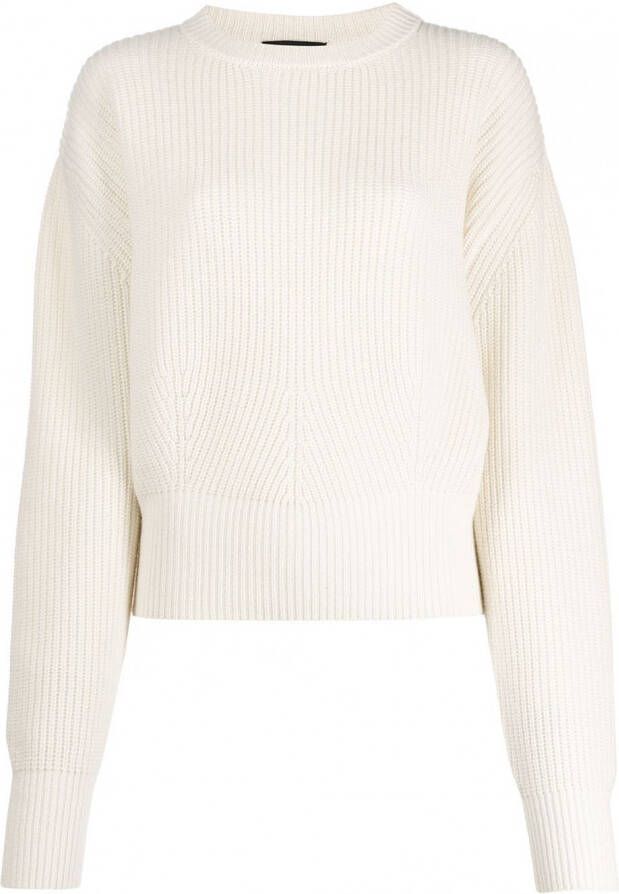Cashmere In Love Oversized trui Wit