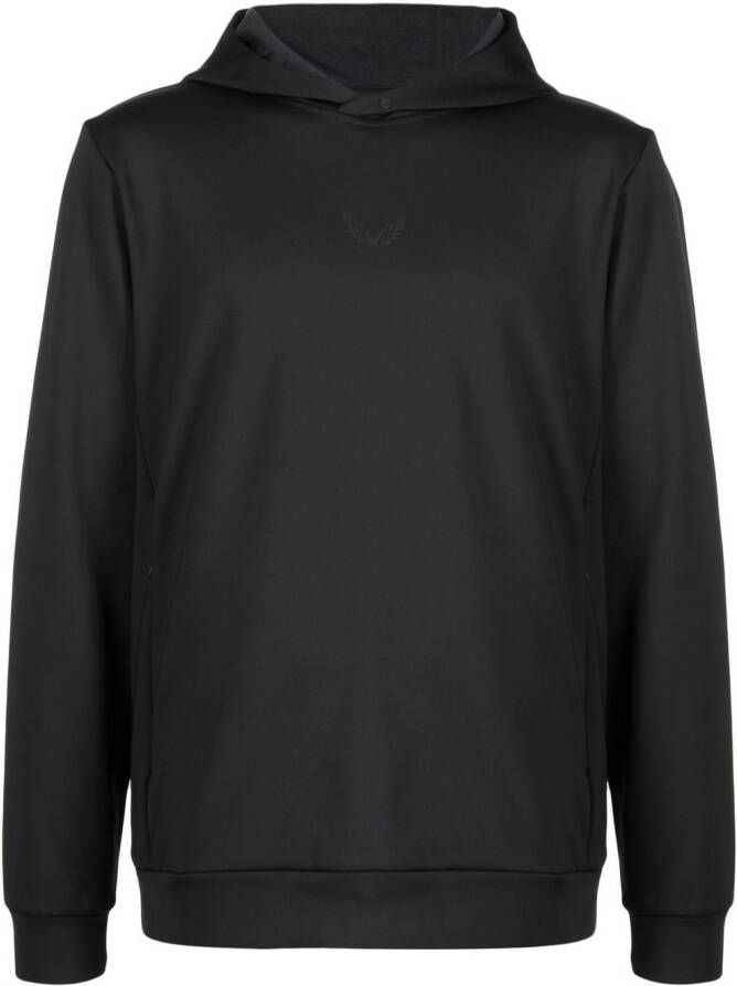 Castore Hoodie met logoprint Zwart