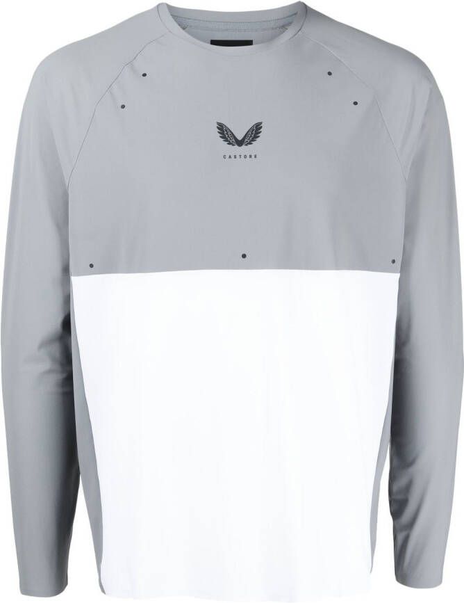Castore T-shirt met logoprint Grijs
