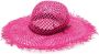 Catarzi Geweven zonnehoed Roze - Thumbnail 1