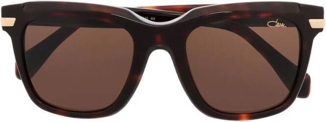 Cazal 8501 zonnebril met vierkant montuur Bruin