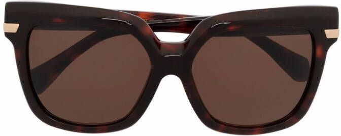 Cazal 8502 zonnebril met vierkant montuur Bruin